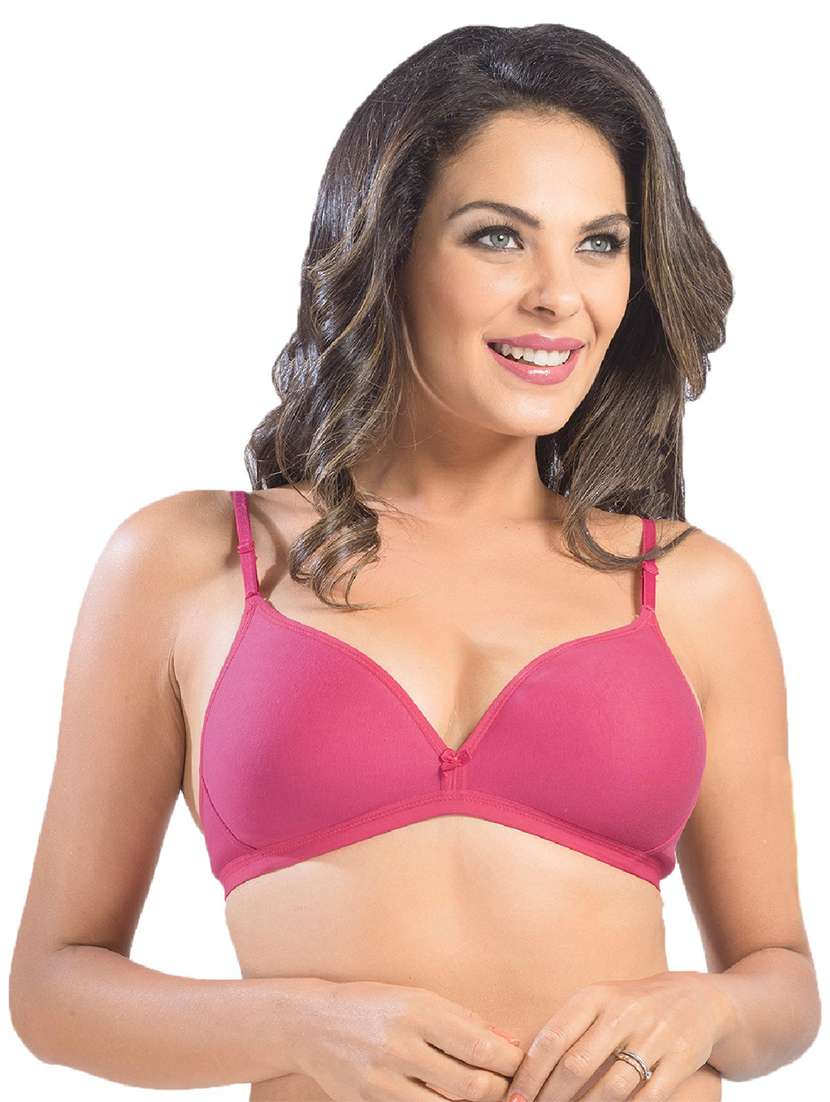 women solid set of 2 t-shirt bra - 21386274 -  Standard Image - 3