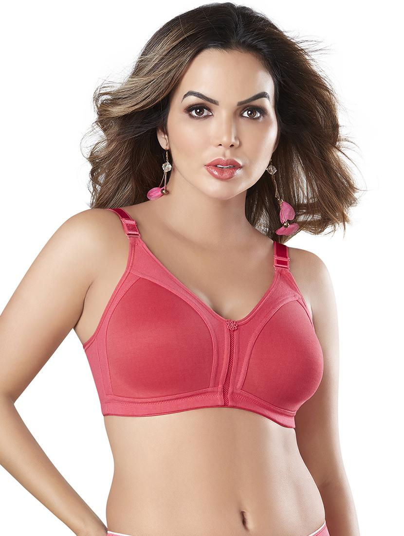 women solid cotton minimizer bra - 21386396 - Zoom Image - 0