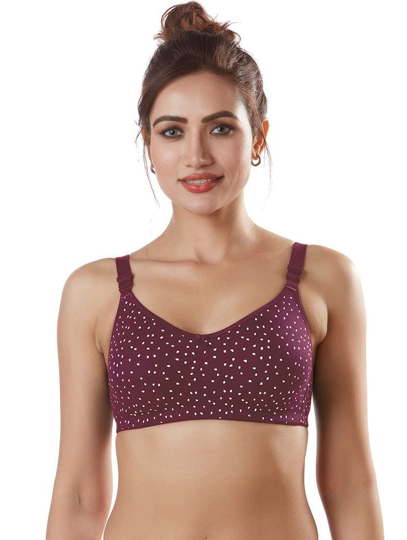 women printed minimizer bra