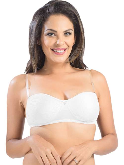 women white solids push up bra - 21386614 -  Standard Image - 0