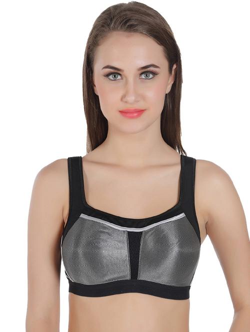 black nylon tshirt bra - 21386749 -  Standard Image - 0