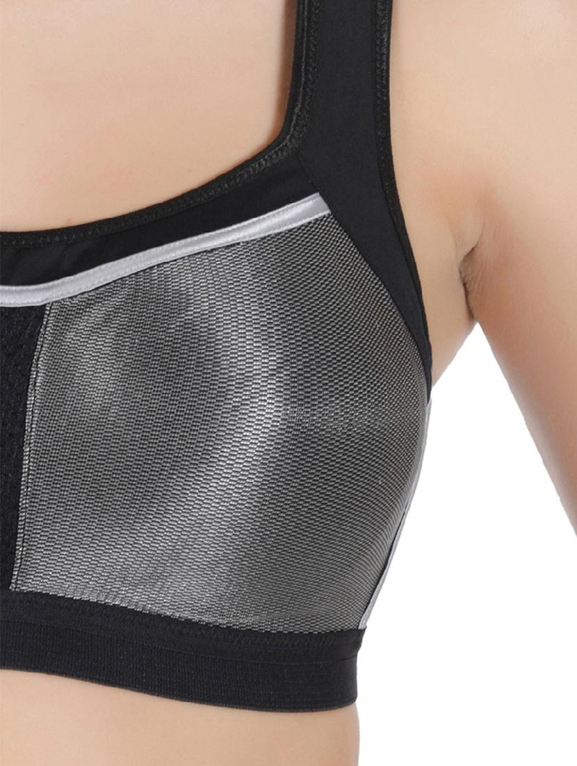 black nylon tshirt bra - 21386749 - Standard Image - 3