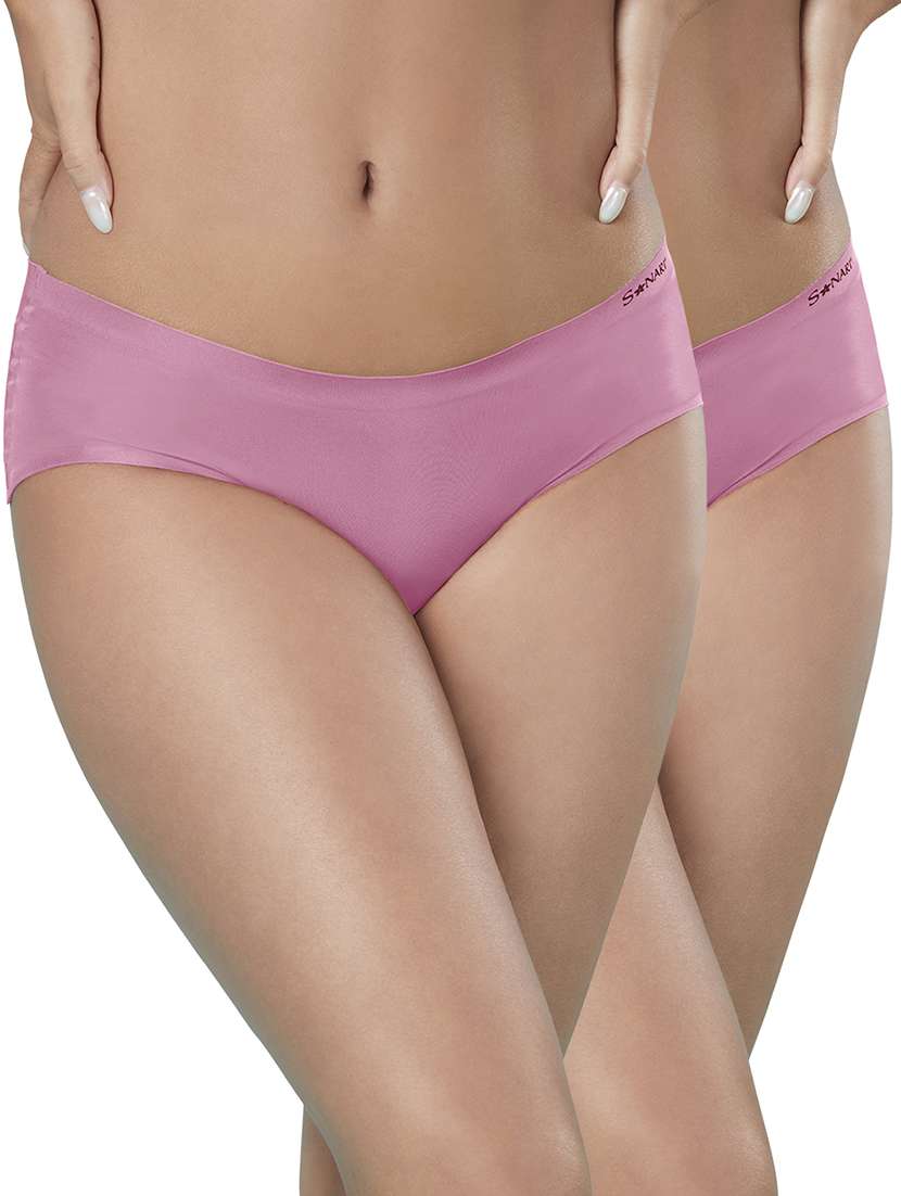 women solid hipster panty combo