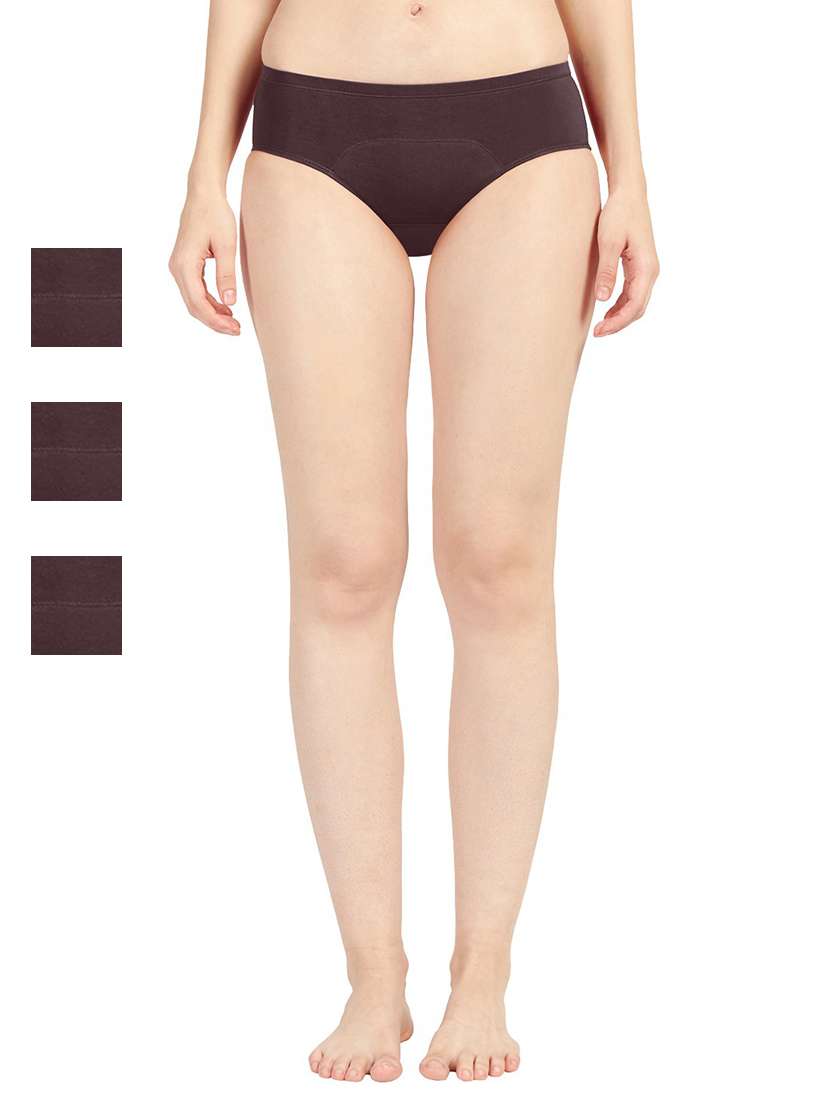 women solid hipster panty combo