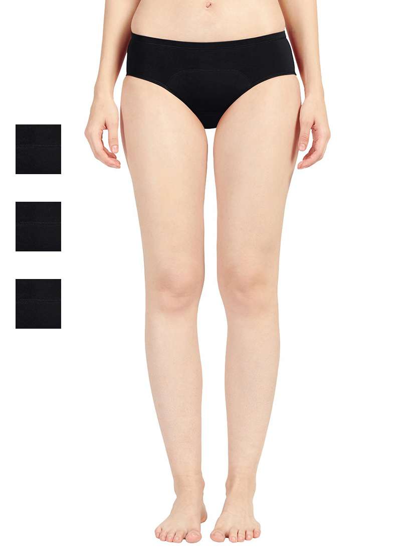 women solid hipster panty combo