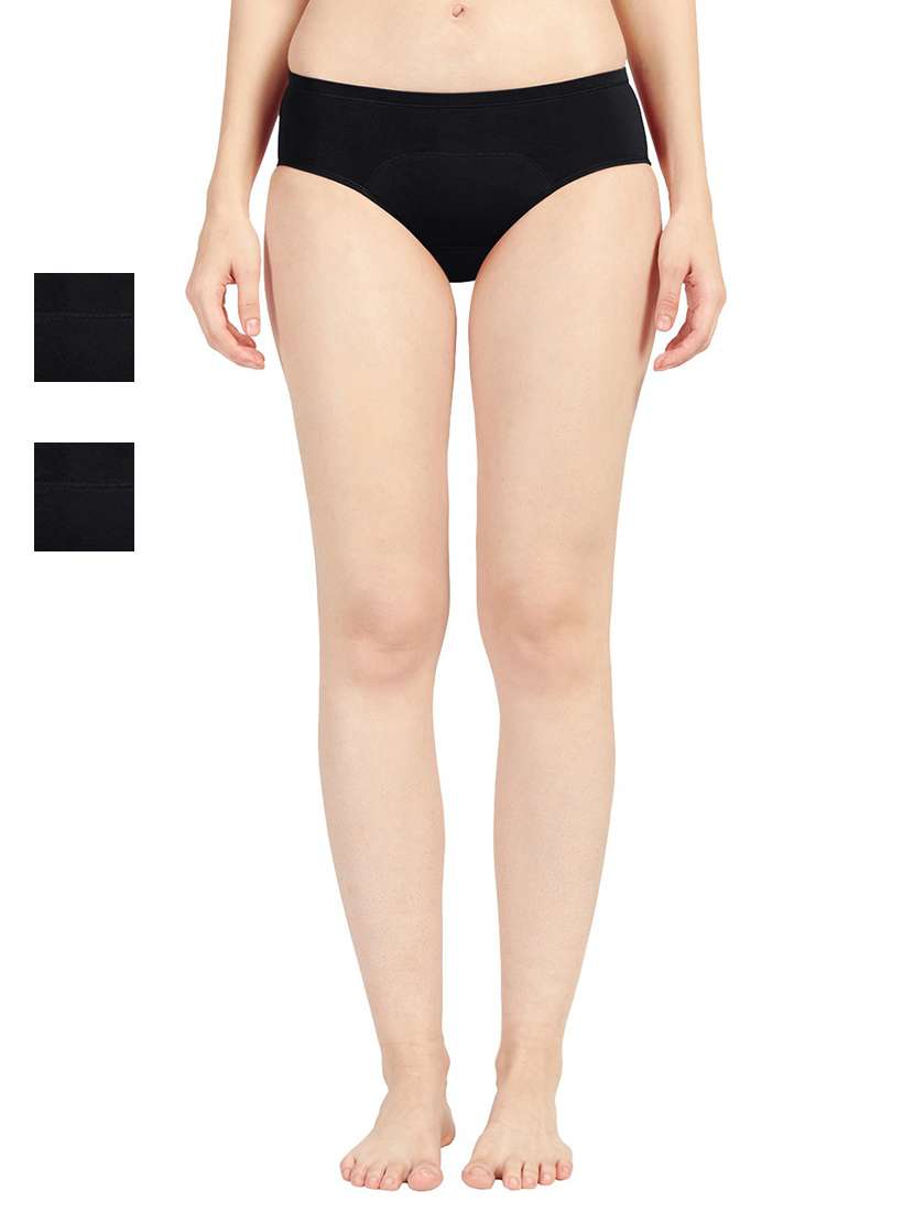 women solid hipster panty combo