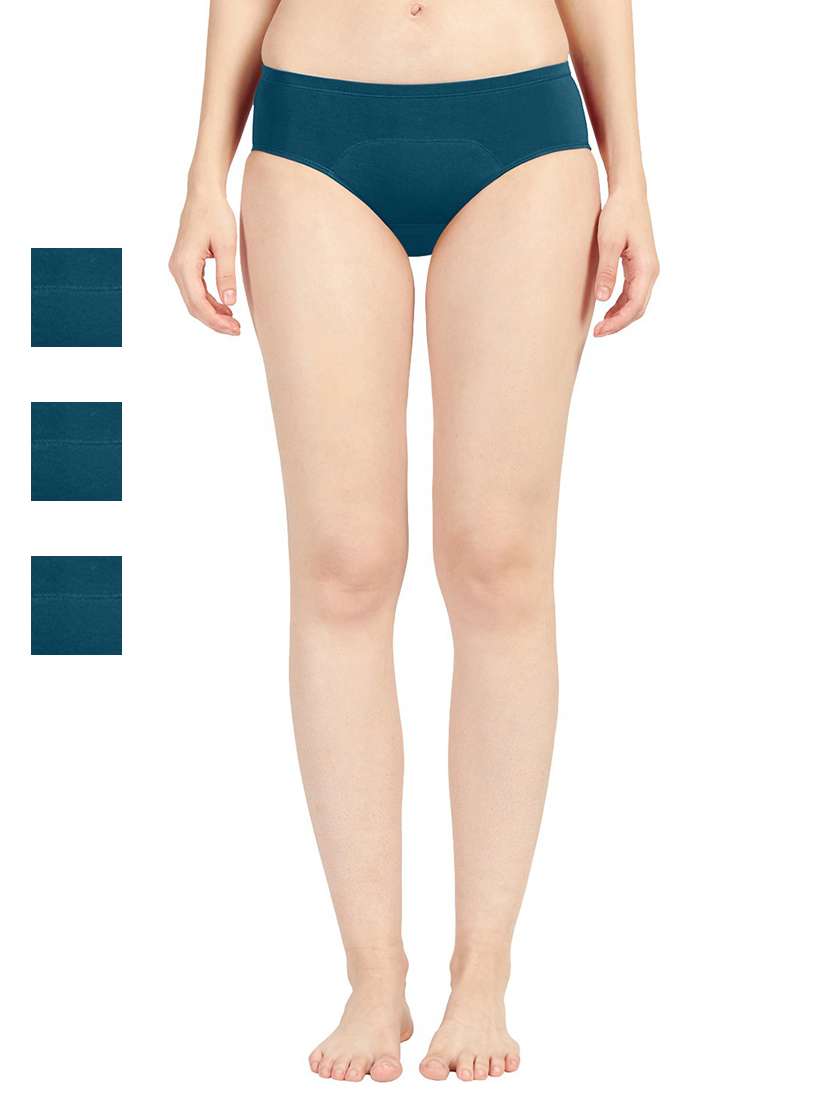 women solid hipster panty combo