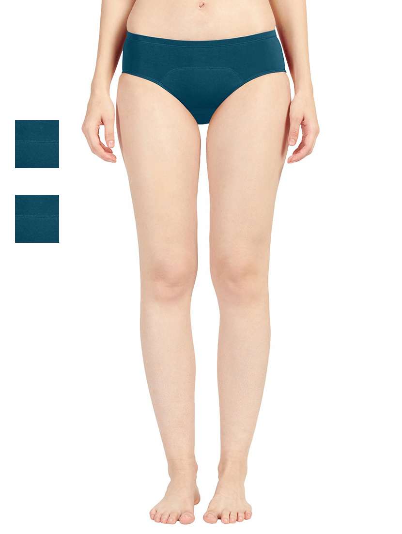 women solid hipster panty combo