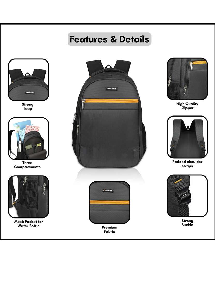 men zip closure backpack - 21387224 -  Standard Image - 5