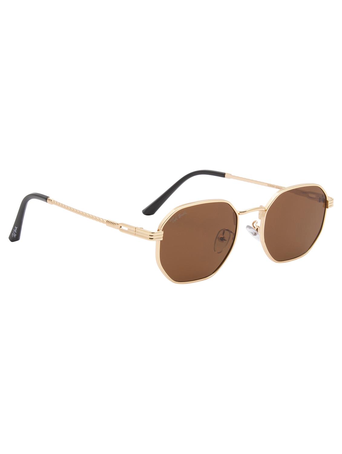ted smith full rim oval shape branded latest and stylish sunglasses | polycarbonate lens & 100 % uv protection | men & women - 21387296 - Standard Image - 3