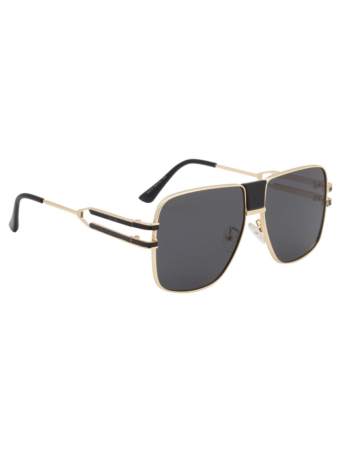 ted smith full rim aviator shape branded latest and stylish sunglasses | polycarbonate lens & 100 % uv protection | men & women - 21387307 - Standard Image - 3