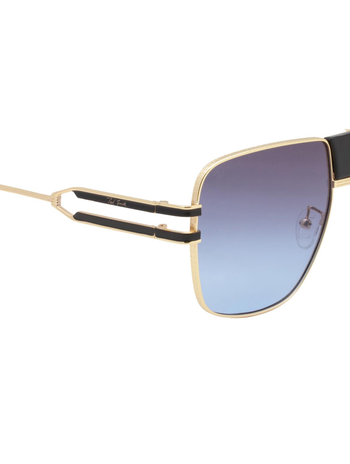 ted smith full rim aviator shape branded latest and stylish sunglasses | polycarbonate lens & 100 % uv protection | men & women - 21387308 - Standard Image - 5