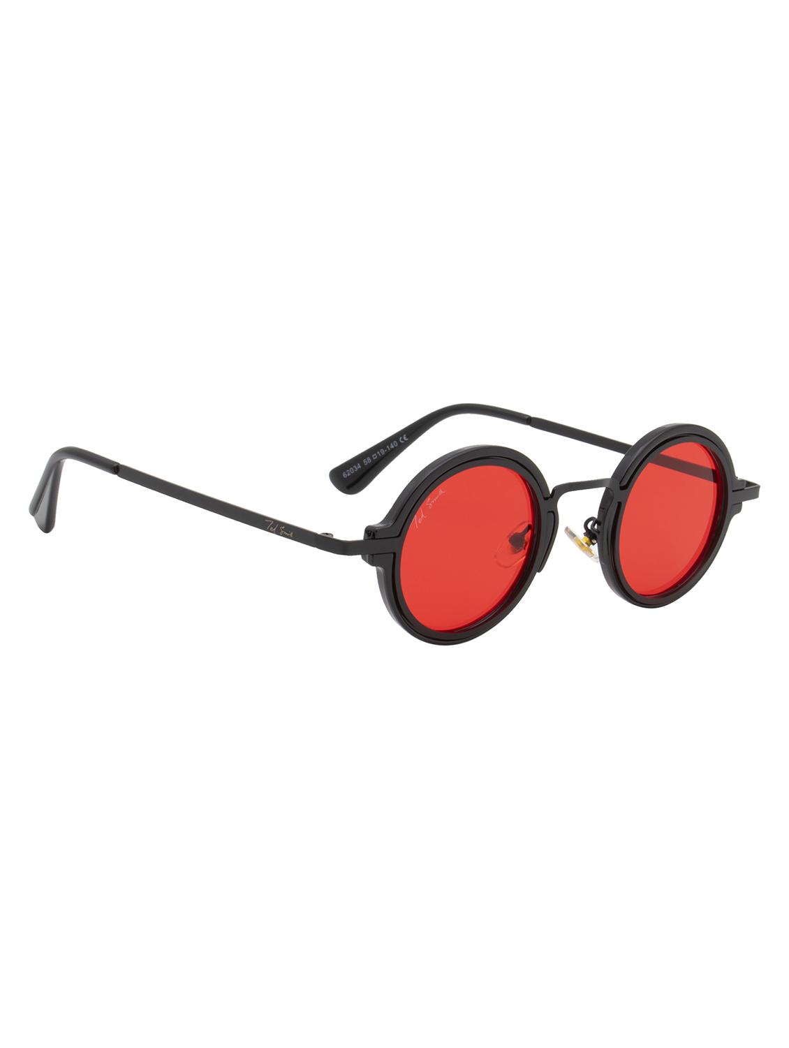 ted smith full rim round shape branded latest and stylish sunglasses | polycarbonate lens & 100 % uv protection | men & women - 21387313 - Standard Image - 3