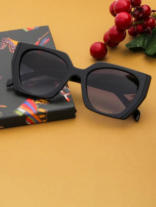 ted smith full rim square shape branded latest and stylish sunglasses | polycarbonate lens & 100 % uv protection | men & women - 21387323 -  Standard Image - 0