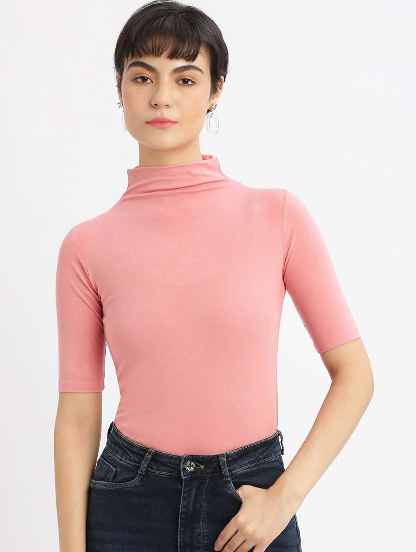 peach plain t-shirt