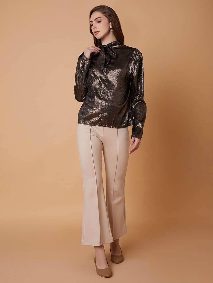 brown nylon regular top - 21387384 -  Standard Image - 5