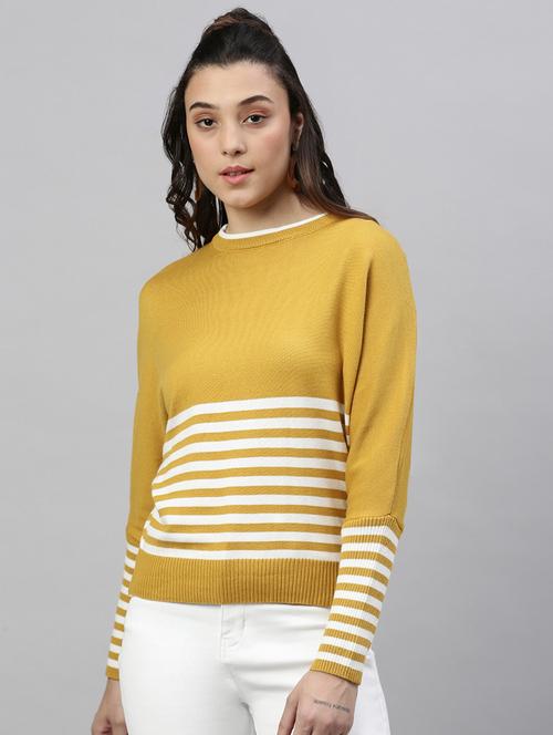 mustard acrylic regular top - 21387409 - Standard Image - 0