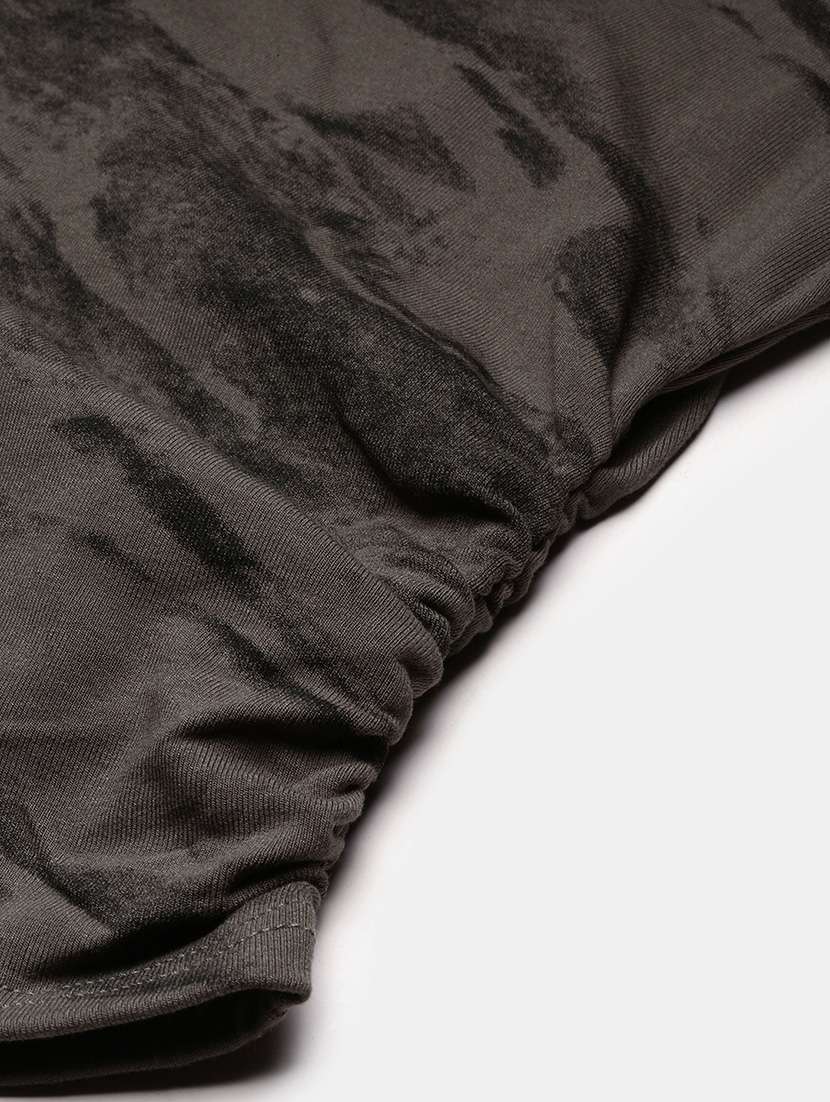 brown abstract printed regular top - 21387425 -  Standard Image - 8