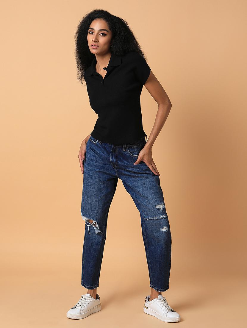 black acrylic regular top - 21387454 - Standard Image - 5