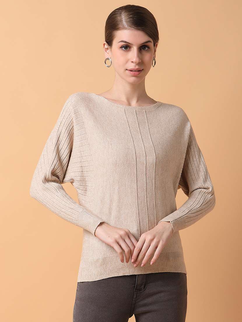 beige acrylic regular top