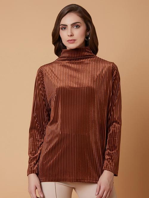 rust nylon regular top - 21387476 -  Standard Image - 0