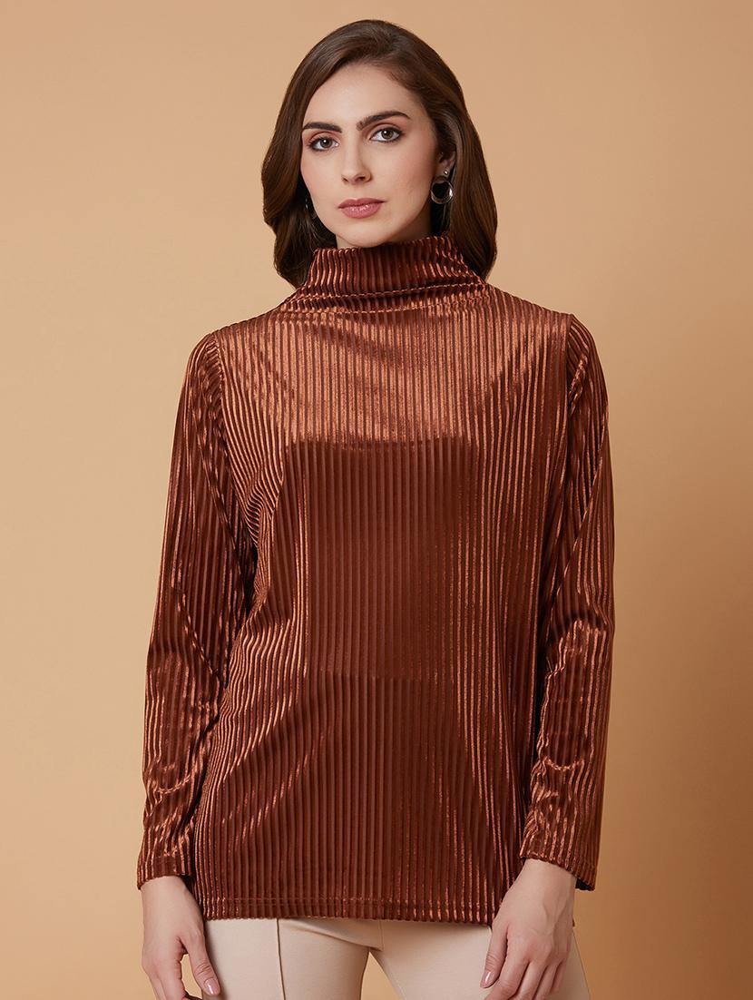 rust nylon regular top - 21387476 -  Zoom Image - 0