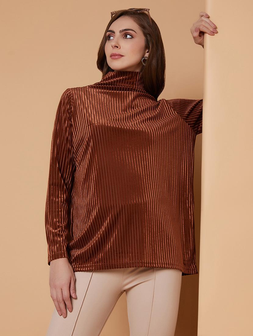 rust nylon regular top - 21387476 -  Standard Image - 3