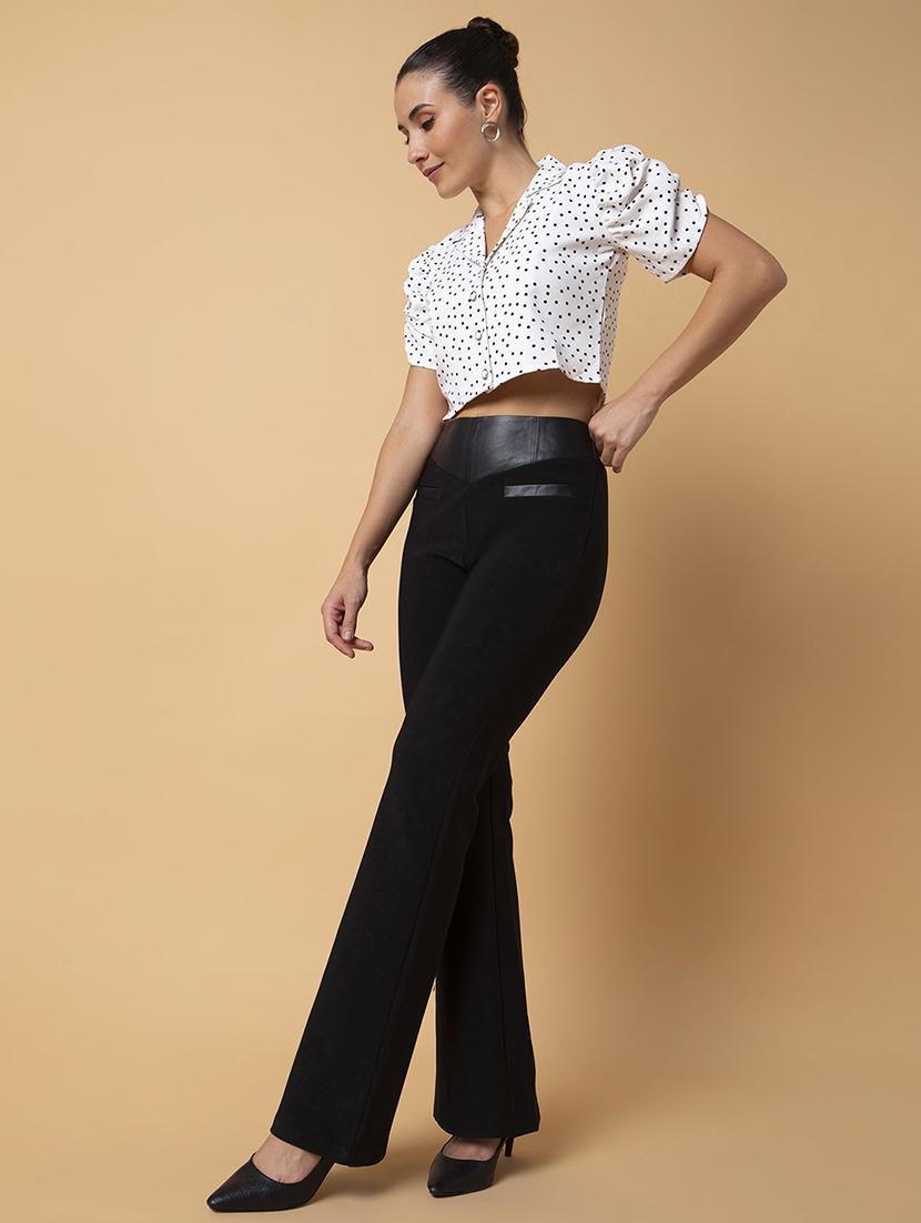 white polka dot crop top - 21387508 - Standard Image - 5