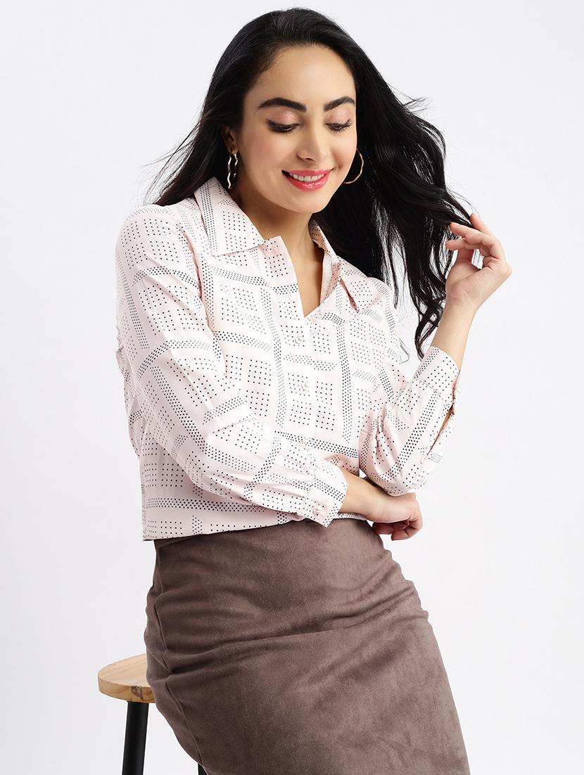 pink printed regular shirt - 21387639 - Standard Image - 3