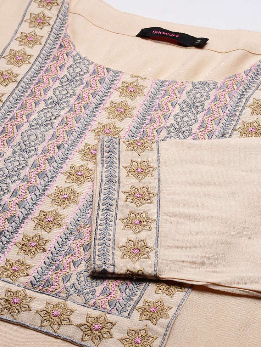 women embroidered kurta salwar set with dupatta - 21387673 -  Standard Image - 8