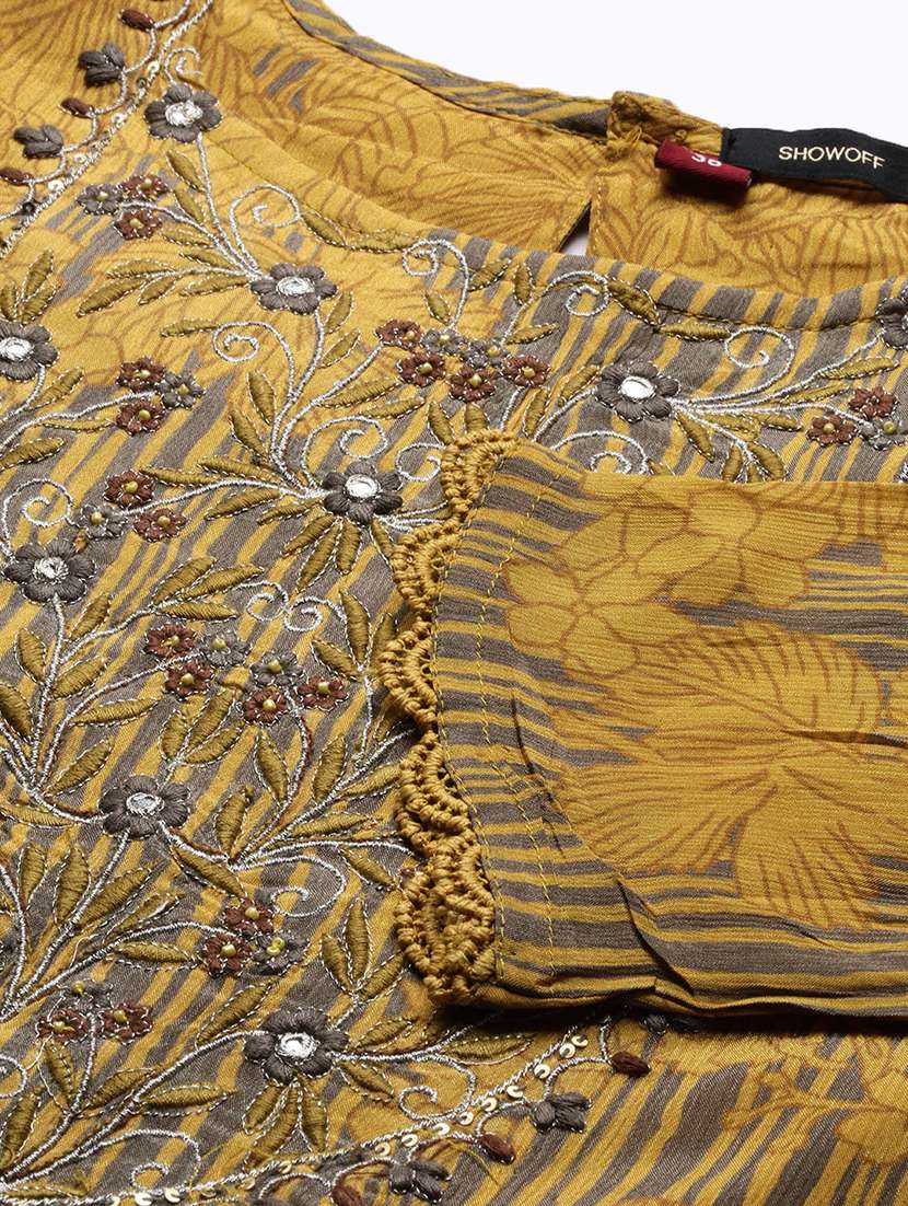 women floral printed kurta pant set with dupatta - 21387676 -  Standard Image - 8