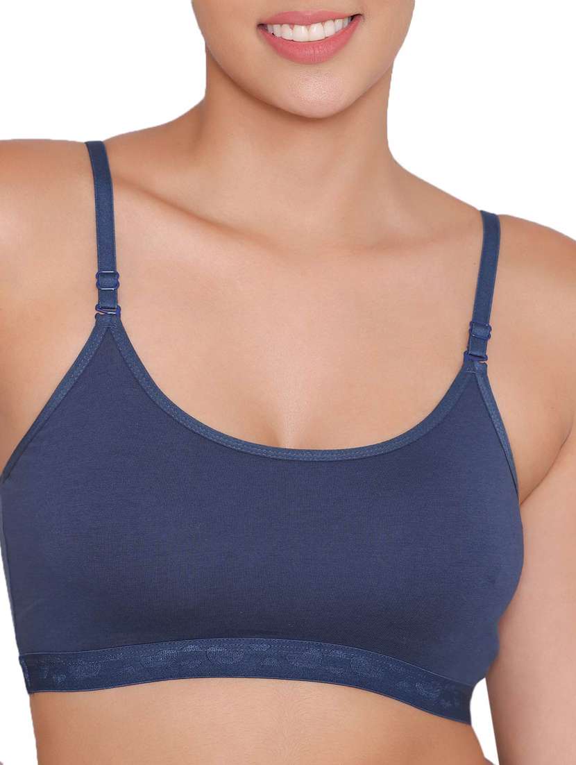 women pack of 2 solid sports bra - 21387816 -  Standard Image - 5