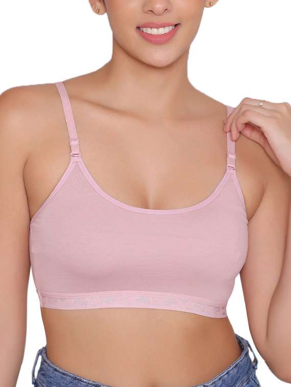 women pack of 2 solid sports bra - 21387820 -  Standard Image - 3