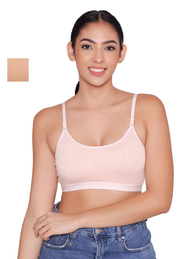 women pack of 2 solid sports bra