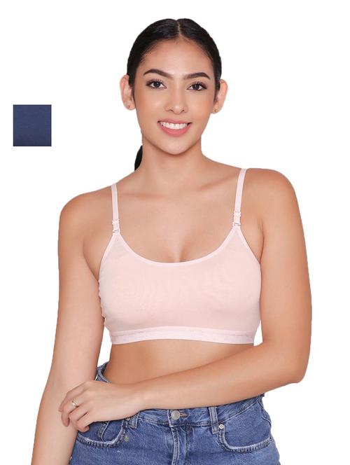 women pack of 2 solid sports bra - 21387826 -  Standard Image - 0