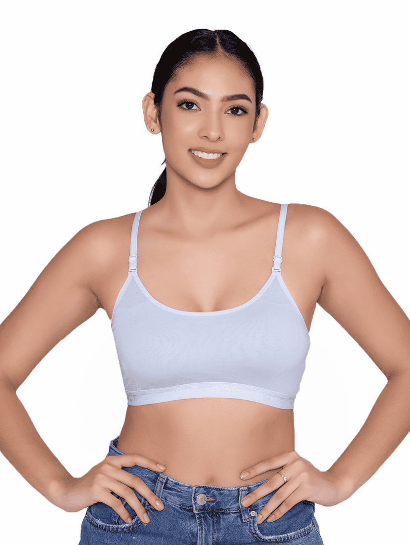 women pack of 3 solid sports bra - 21387833 - Standard Image - 5