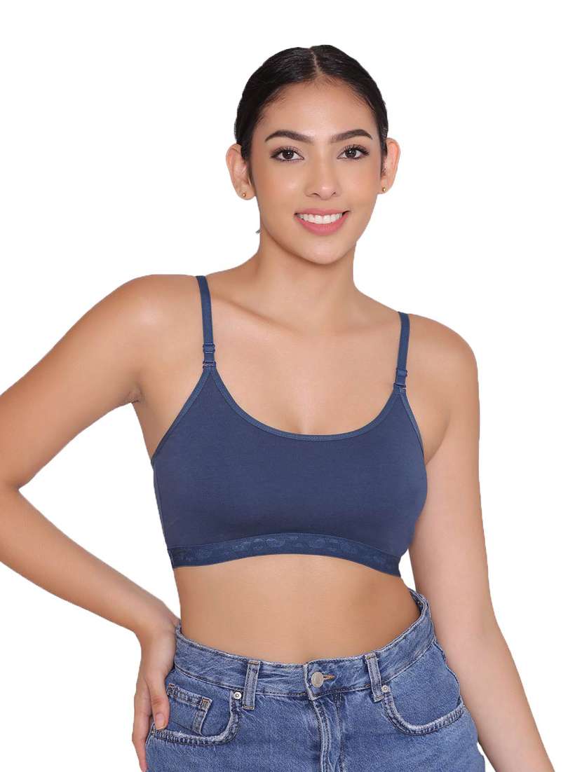 women pack of 3 solid sports bra - 21387837 -  Standard Image - 5