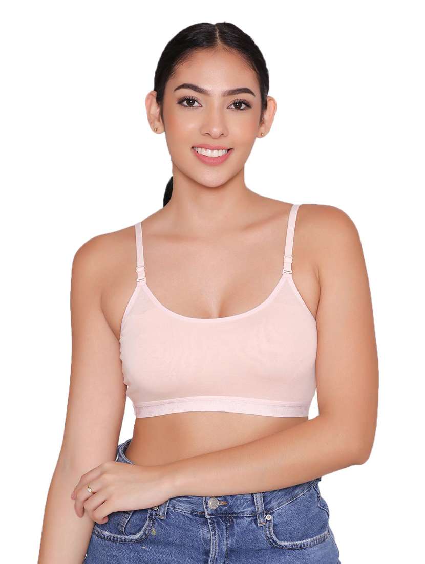 women pack of 3 solid sports bra - 21387839 -  Standard Image - 3