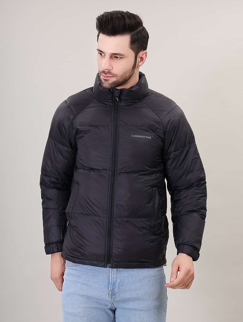 men solid bomber jacket - 21387974 - Zoom Image - 0