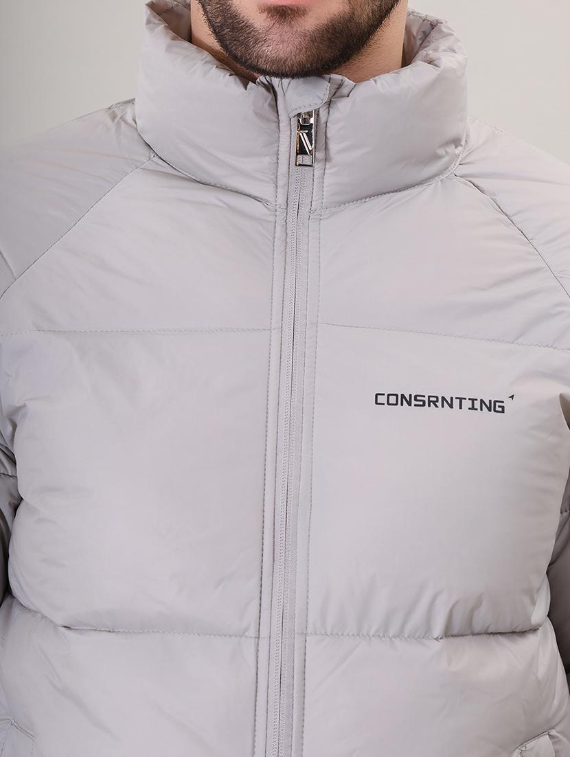 men solid bomber jacket - 21387975 - Standard Image - 5