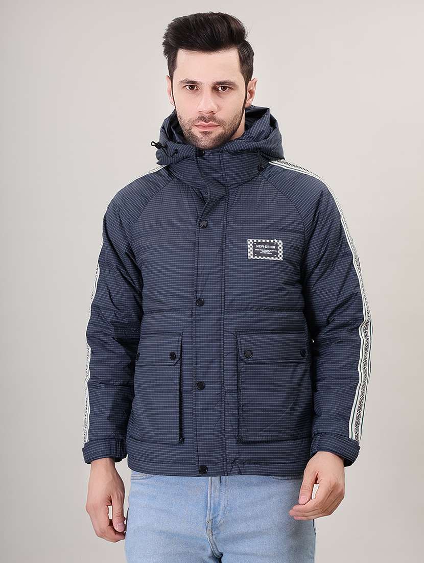 men checkered bomber jacket - 21387986 -  Zoom Image - 0