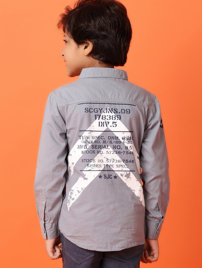 navy blue cotton shirt - 21388038 - Standard Image - 3