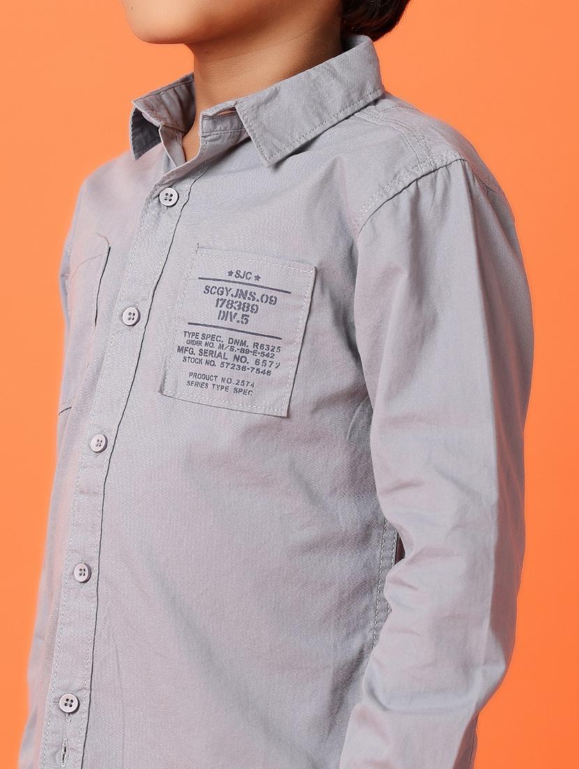 navy blue cotton shirt - 21388038 - Standard Image - 5