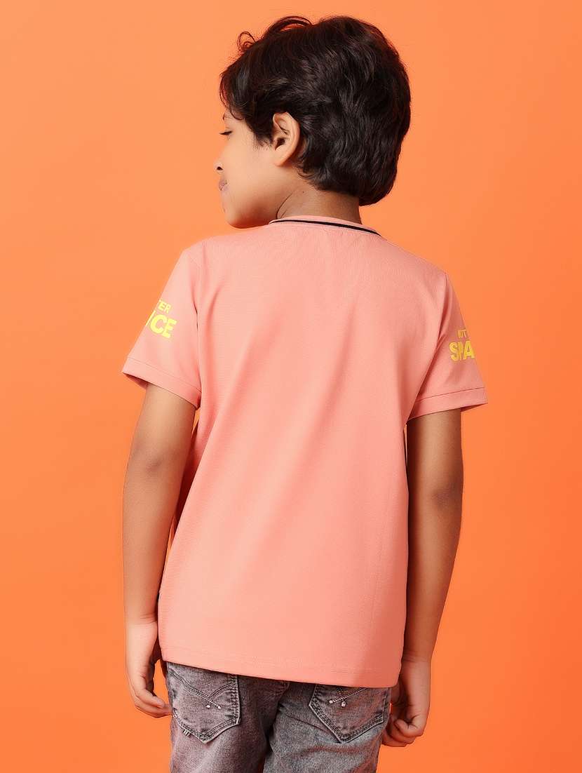 boys round neck graphic t-shirt - 21388099 - Standard Image - 3