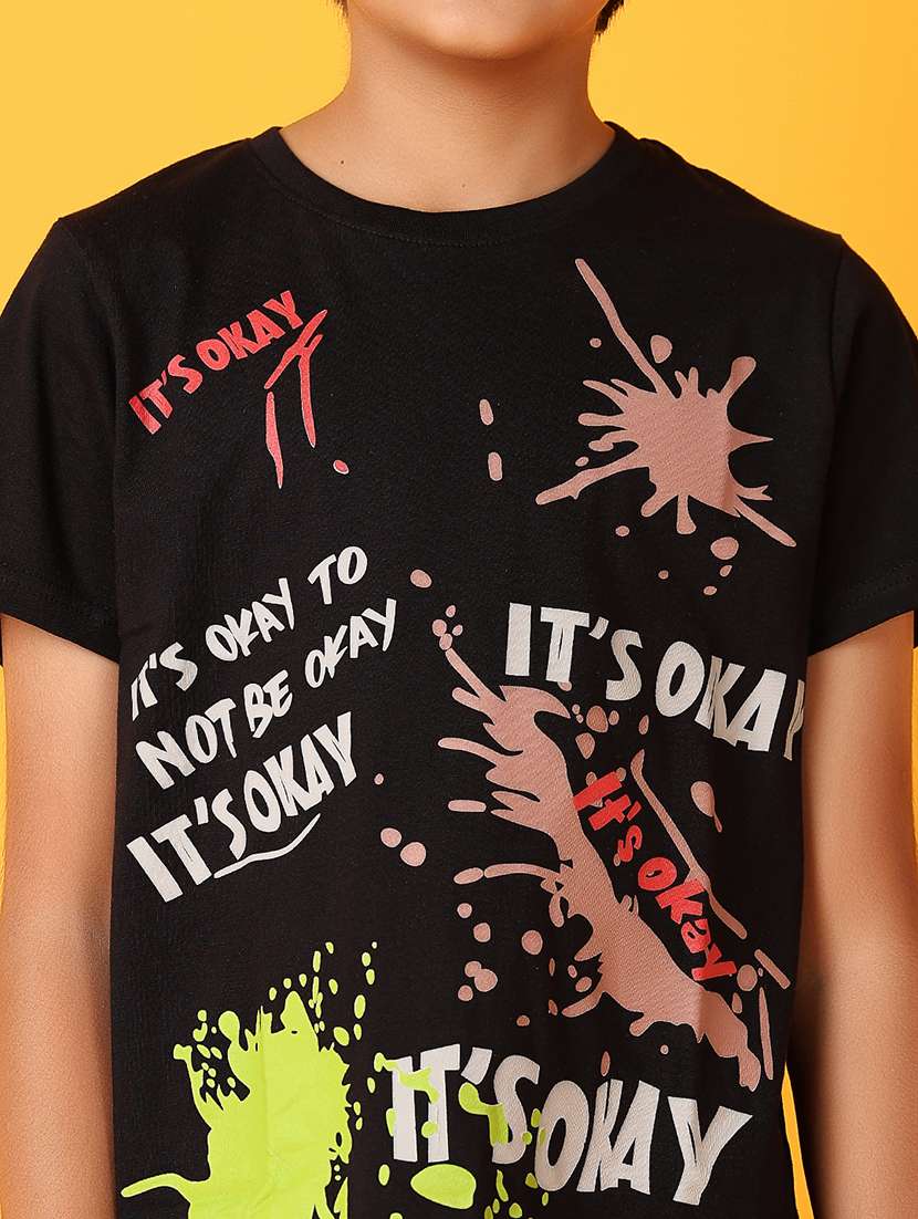 boys round neck graphic t-shirt - 21388154 -  Standard Image - 5