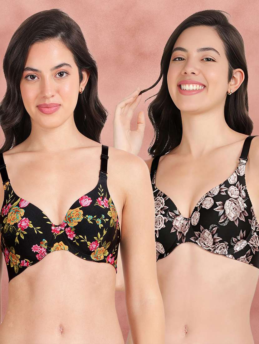 women pack of 2 t-shirt bra combo - 21388523 - Zoom Image - 0