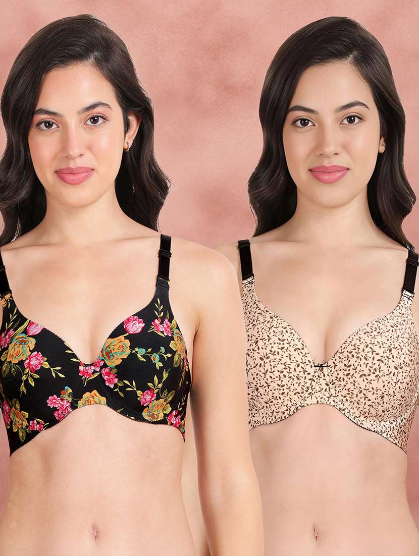 women pack of 2 t-shirt bra