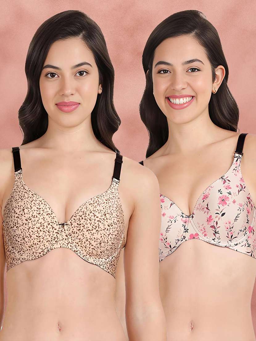 women pack of 2 t-shirt bra