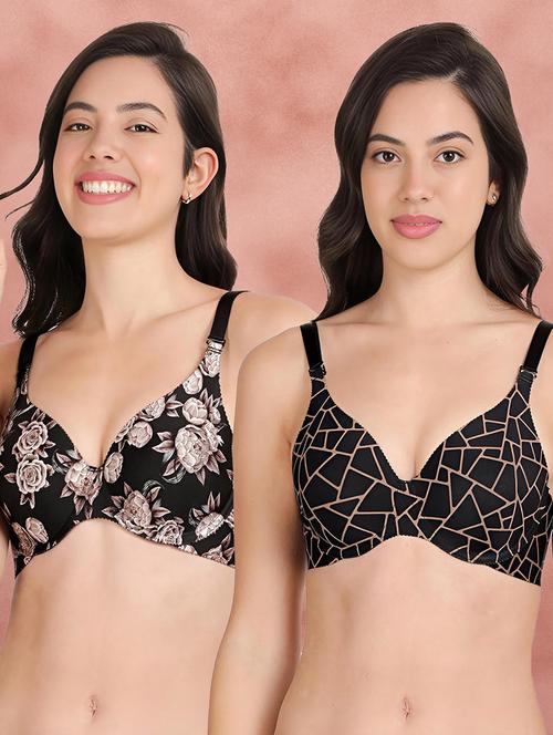 women pack of 2 t-shirt bra - 21388577 - Standard Image - 0