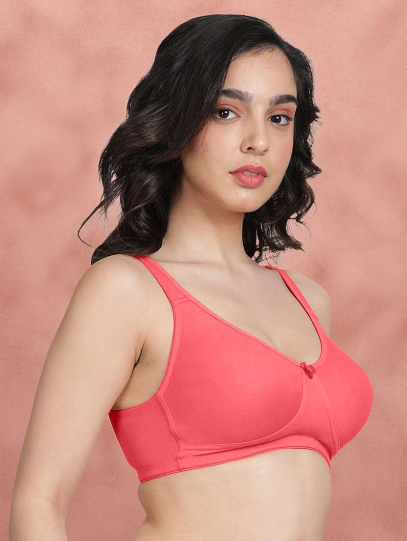 women pack of 2 solid t-shirt bra - 21388992 - Standard Image - 3